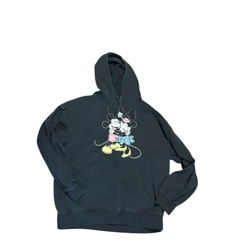 Disney retro vintage Mickey & Minnie love sweatshirt hoodie XL